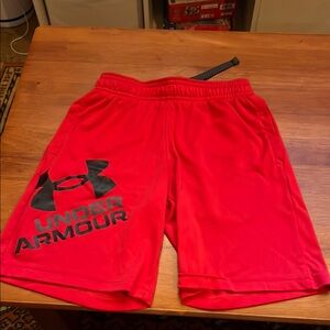 Under Armour Boy’s Red Shorts